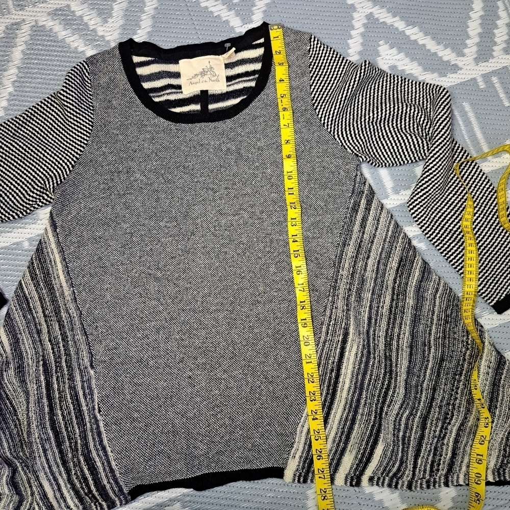 Anthropologie Angel‎ of the North Wool Alpaca Sharkbite Sweater - Picture 8 of 8